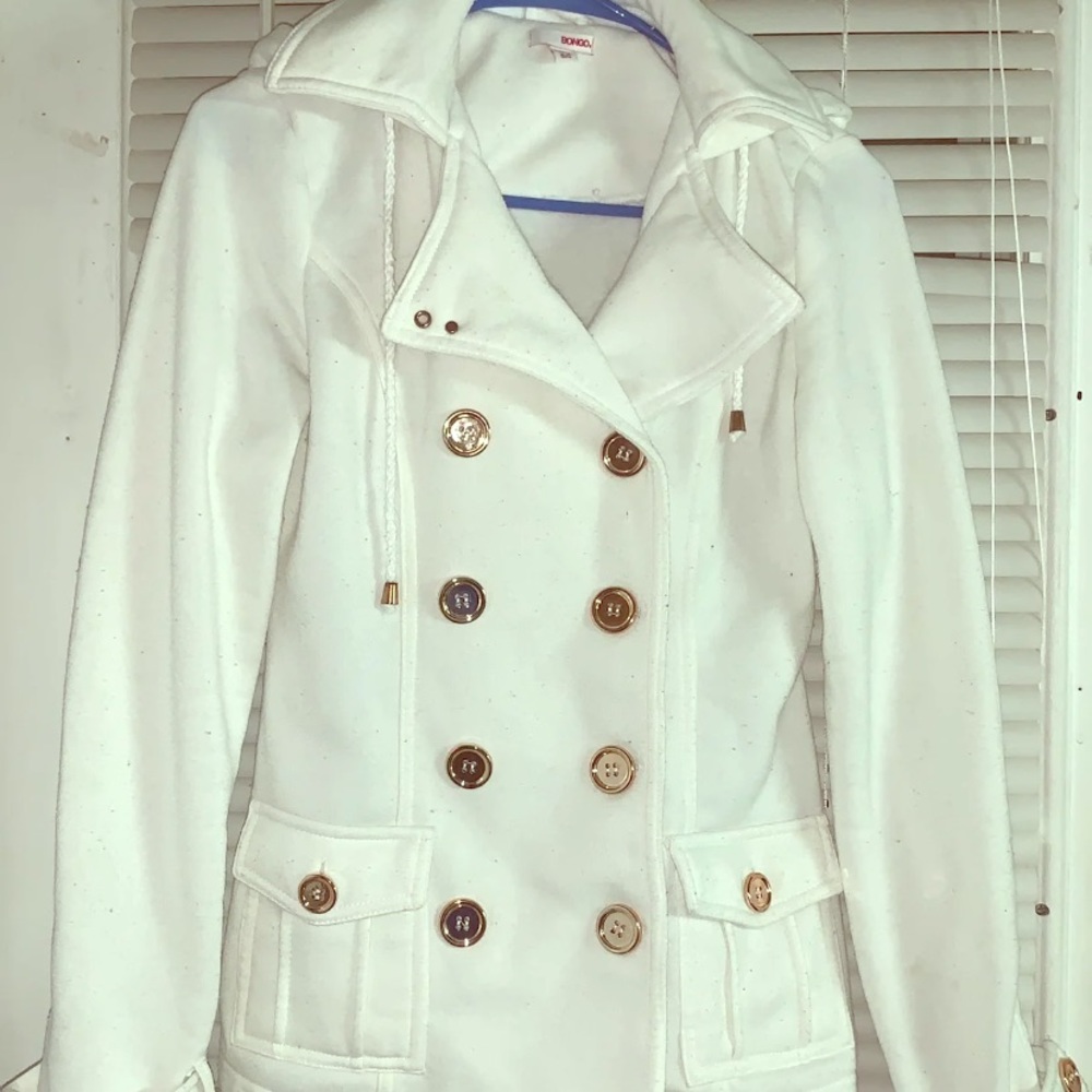 Michael Kors Like Peacoat small white and gold